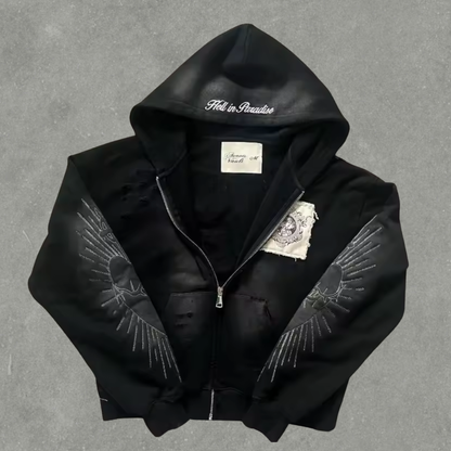 Zip à capuche "Pain"