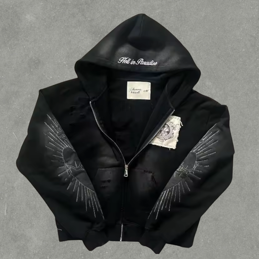 Zip à capuche "Pain"